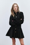 ALEXA LS MINI DRESS (BLACK)