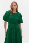 ALMA MIDI DRESS (GREEN SAPPHIRE)