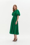 ALMA MIDI DRESS (GREEN SAPPHIRE)