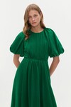ALMA MIDI DRESS (GREEN SAPPHIRE)