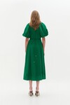 ALMA MIDI DRESS (GREEN SAPPHIRE)