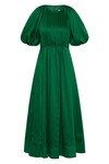 ALMA MIDI DRESS (GREEN SAPPHIRE)