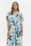 MANIFEST MIDI DRESS (BLUE HYDRANGEA)