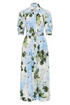 MANIFEST MIDI DRESS (BLUE HYDRANGEA)