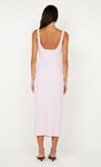 AVELINE TUCK MIDI DRESS (BALLET PINK)