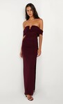 POPPY GATHERED MAXI DRESS (PLUM)