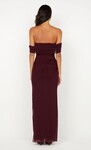 POPPY GATHERED MAXI DRESS (PLUM)