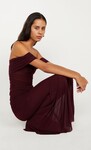 POPPY GATHERED MAXI DRESS (PLUM)