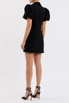 EMMA MIDI DRESS (BLACK/WHITE)